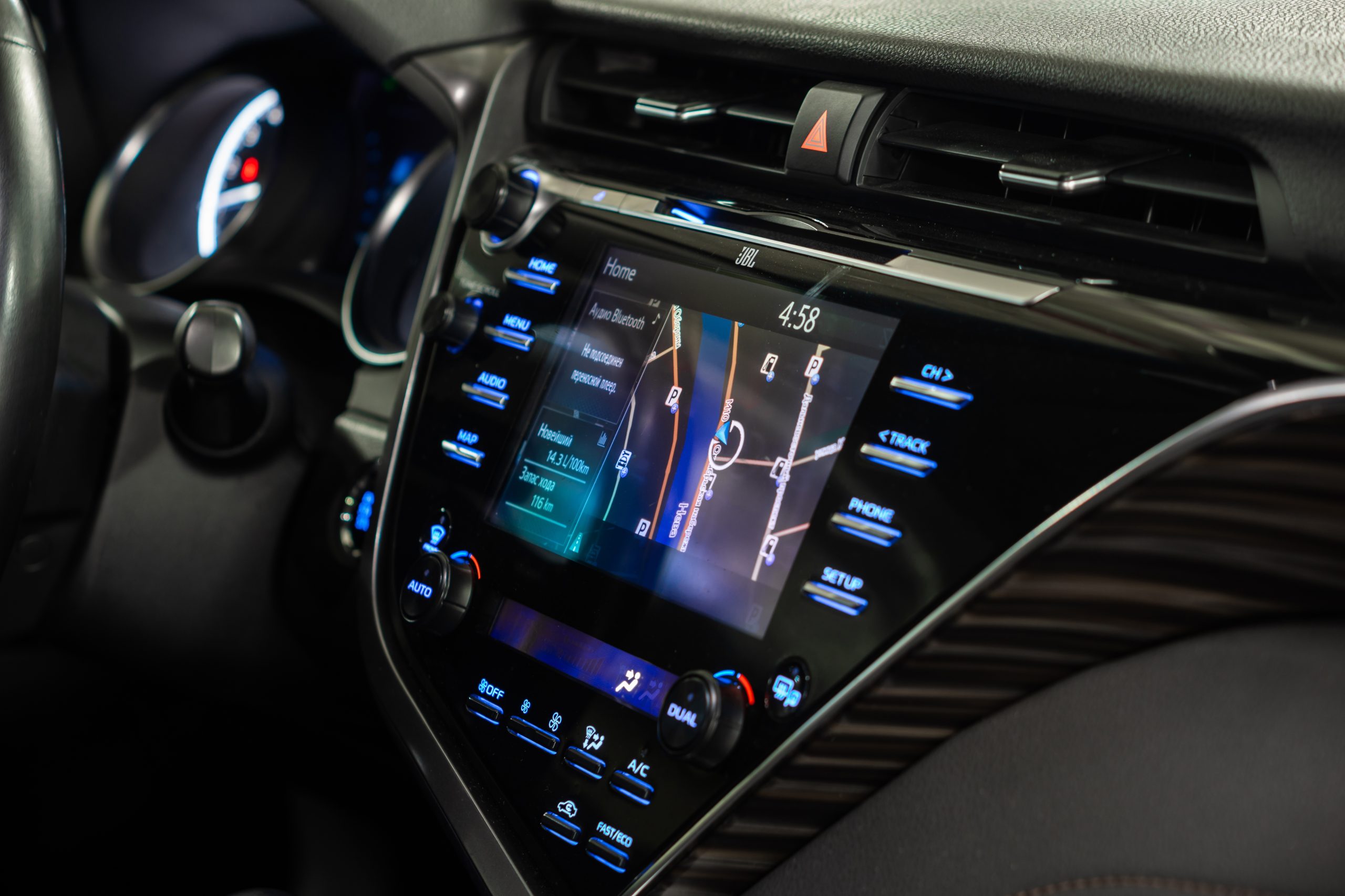 interior of toyota camry