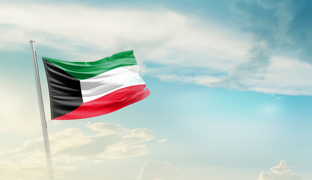 علم الكويت.