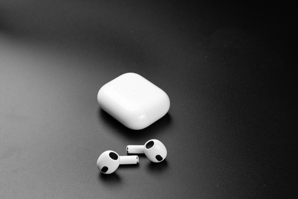 AirPods with the pods out of the case.