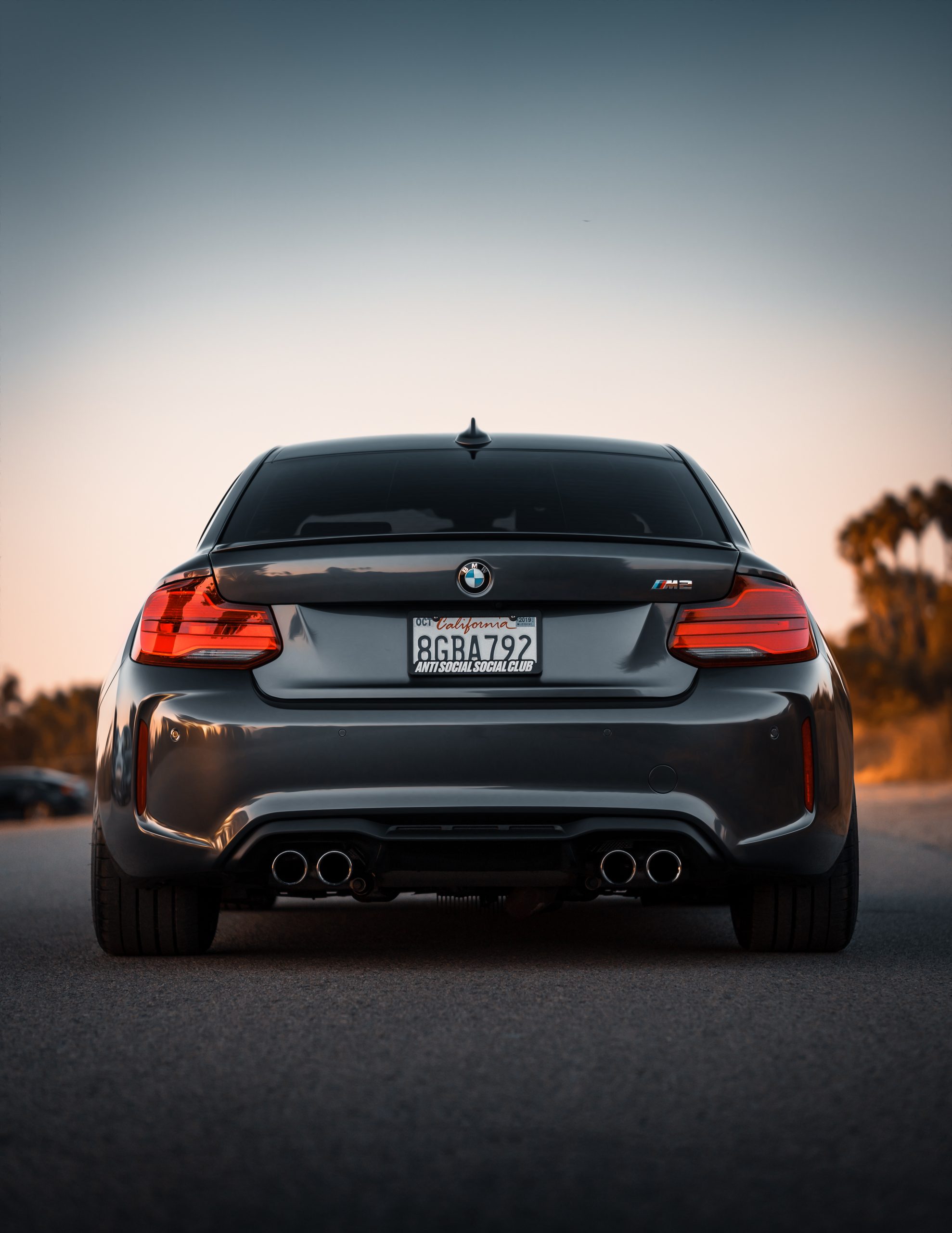 the back of BMW M2